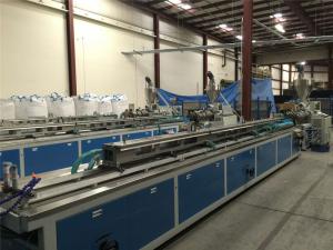 美國PVC型材客戶現(xiàn)場